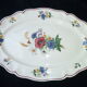 Plat ovale faïence de Sarreguemines Modèle Agreste  37.5 cm