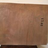 Oil painting on marine plywood from the 1930s g.piccinni (the beach of