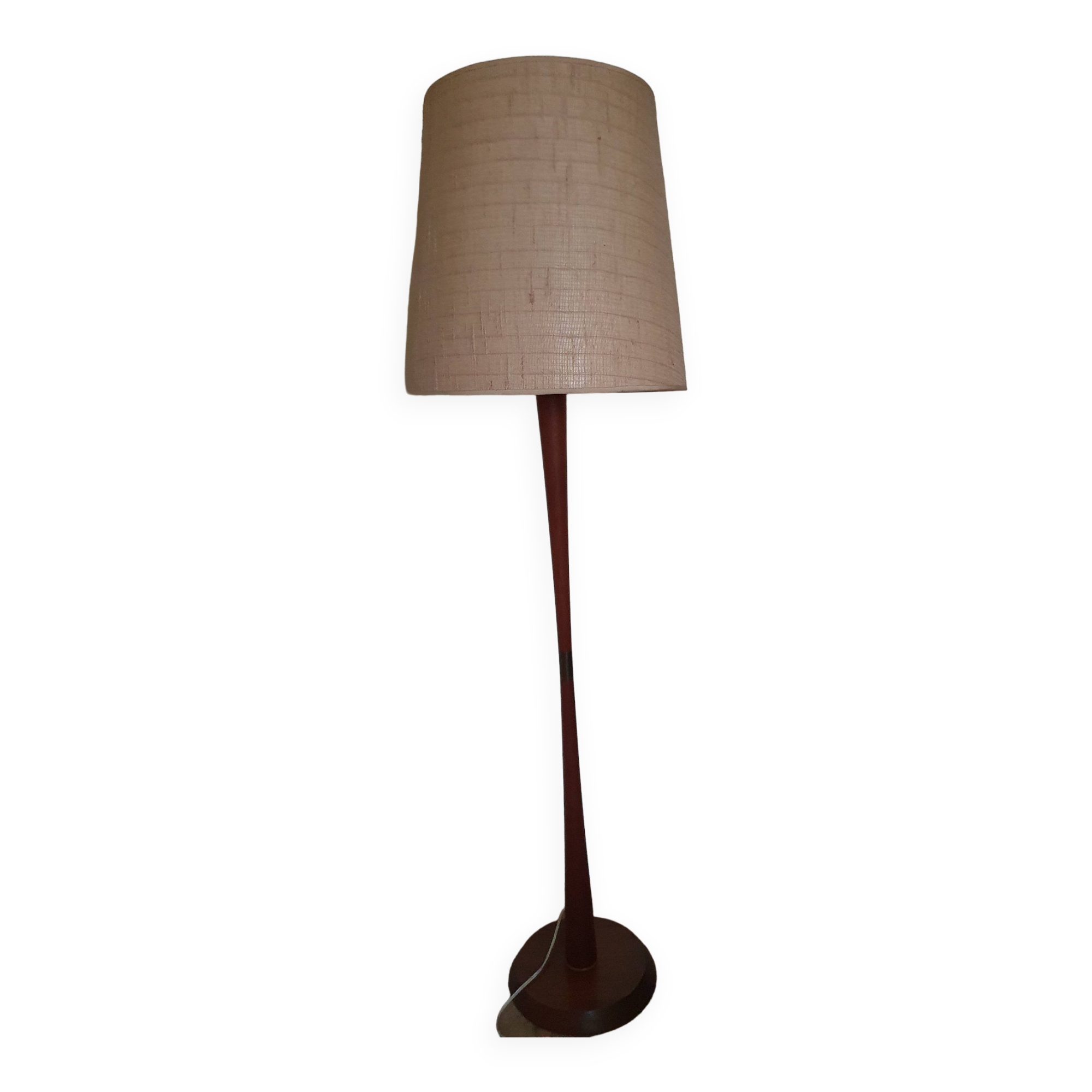 Scandinavian Diabolo teak floor lamp