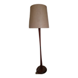 Scandinavian diabolo teak floor lamp