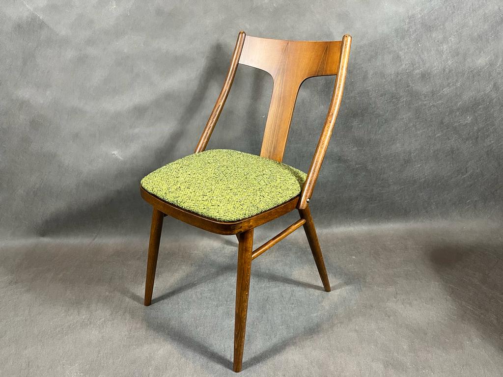 Set of 4 renovated vintage chairs, mier edition, czech vintage 1960s