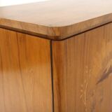 Scandinavian walnut wardrobe, Reiners, Mjölby, Swedish Modern, Sweden, 1