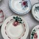 Set of 15 vintage soup plates - Varied earthenware - Vintage charm