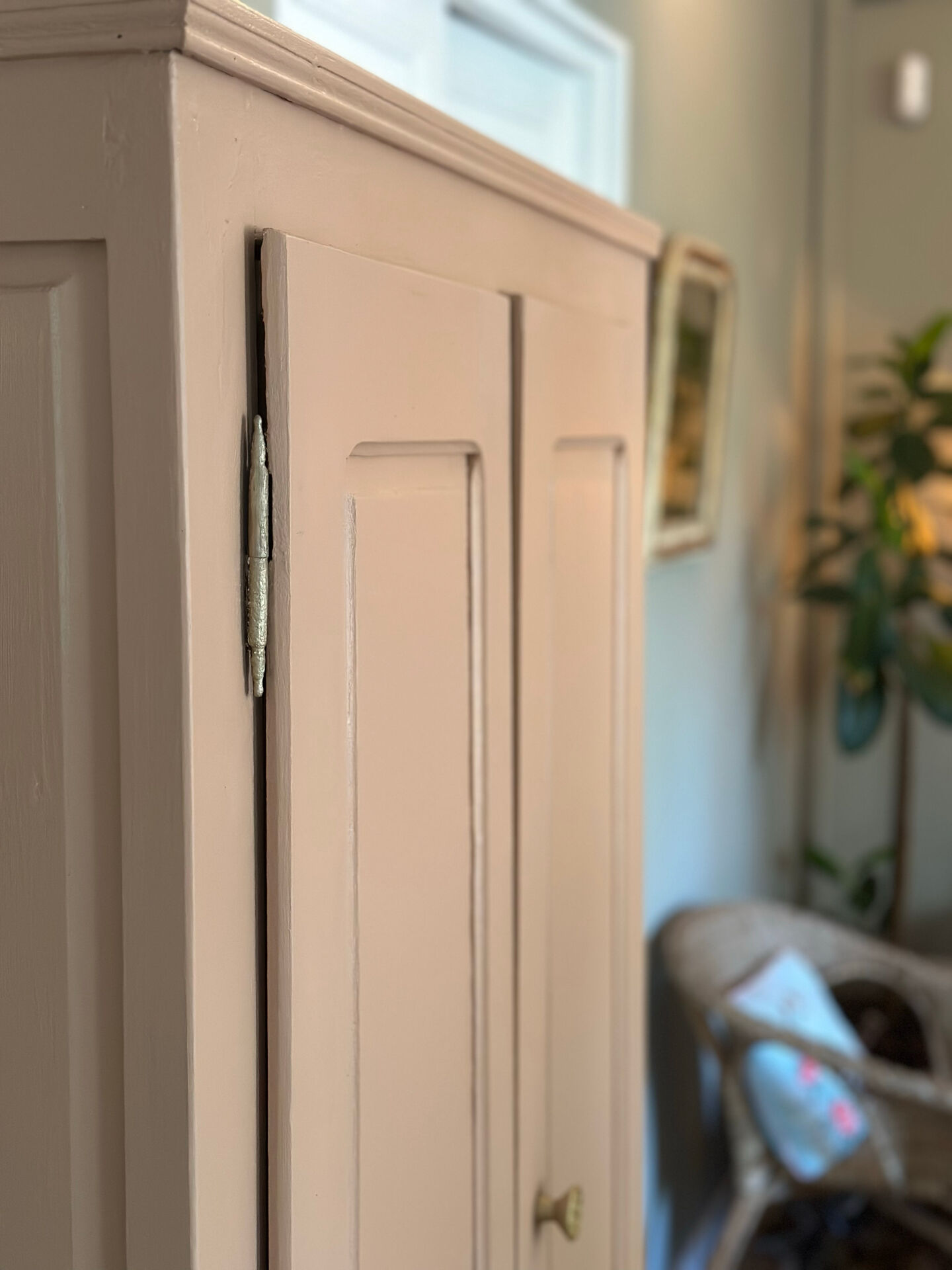 Parisian wardrobe made of solid wood