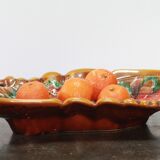 Large ceramic dish shell style Vallauris