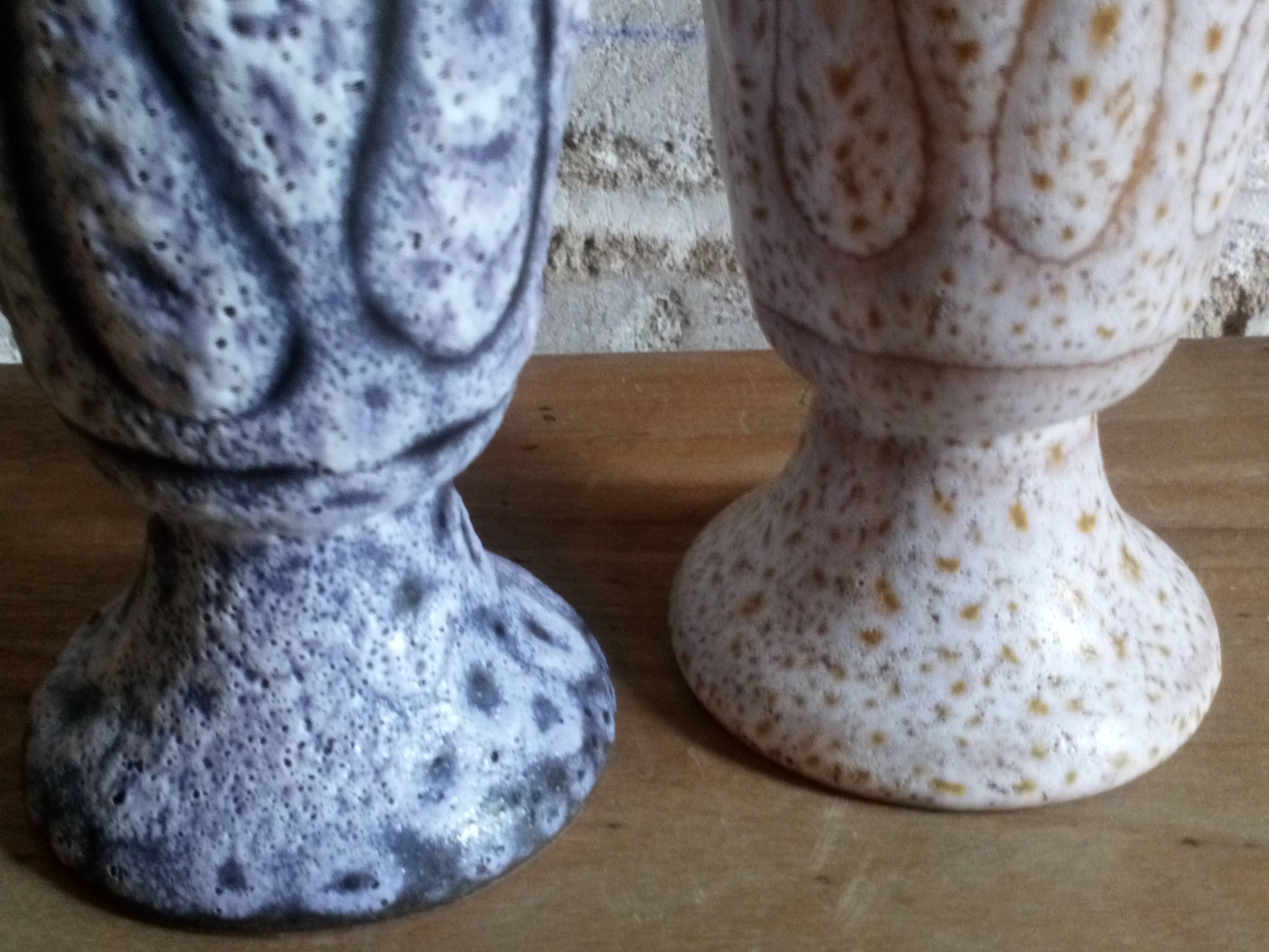 Six ceramic mazagrans by Jean Austruy Vallauris