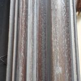 Silver patinated teak mirror 57x76cm