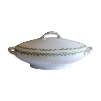 Former porcelain soup vegetable of Limoges XIXth