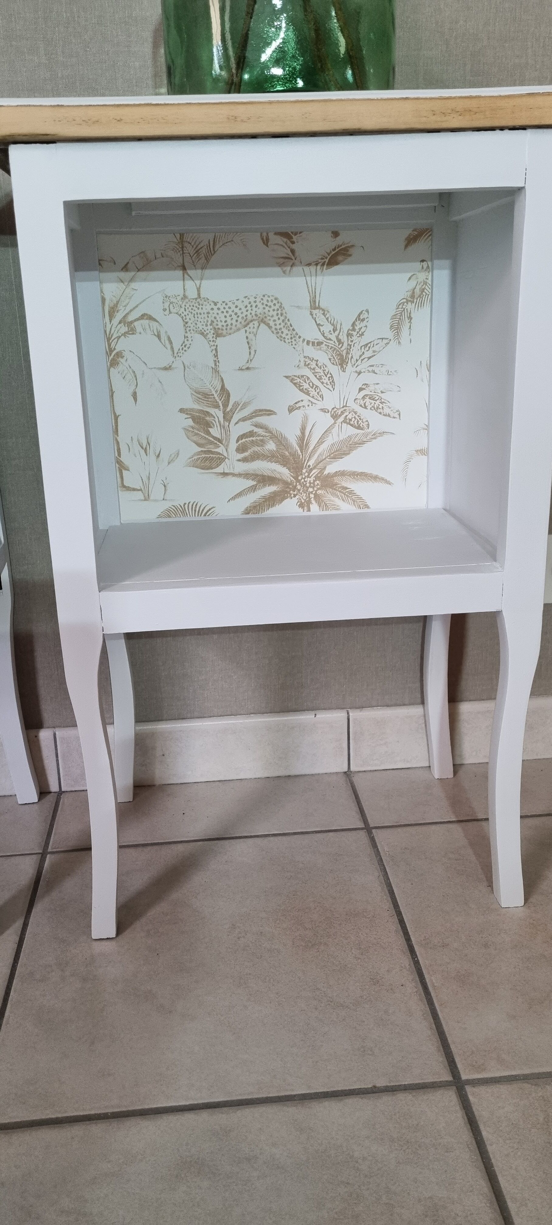 Pair of old bedside tables