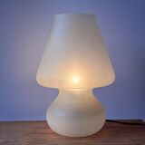 Mushroom glass lamp