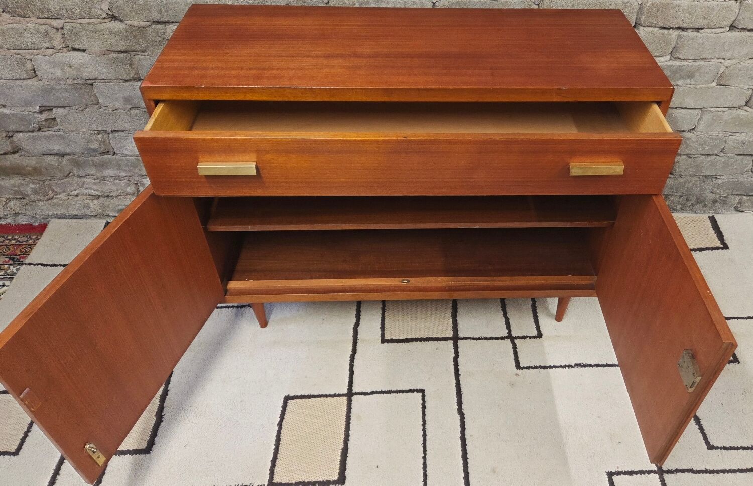 Vintage Scandinavian furniture from the 1960s.