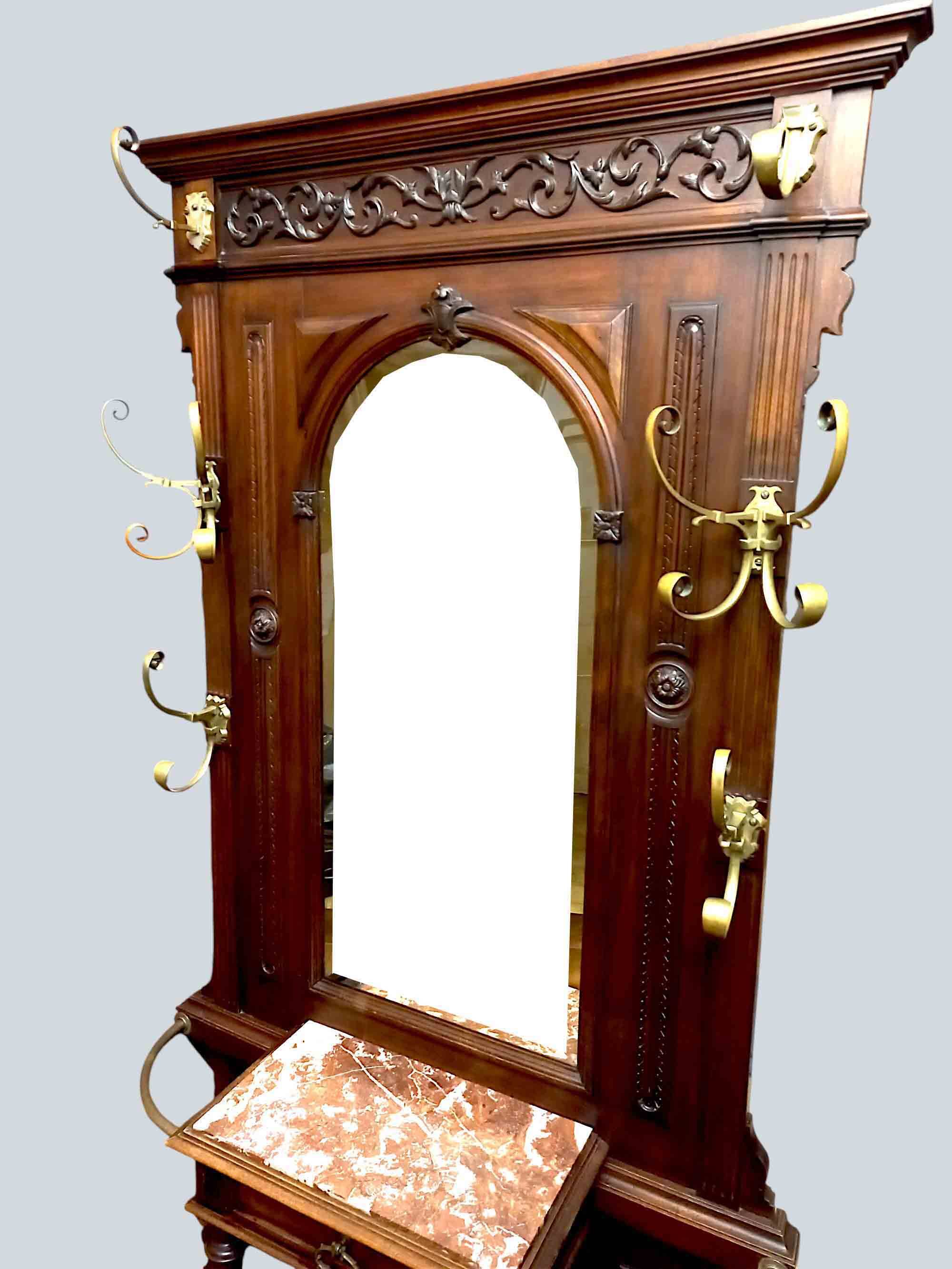 Walnut wardrobe