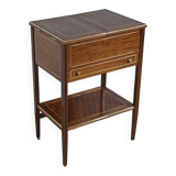 Small Mahogany Living Room Table, Directoire taste – Early 20th century