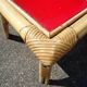 Bamboo and vintage ceramic dining table 60 years
