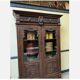 Antique impressive Breton display cabinet, bookcase
