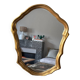 Vintage gold mirror