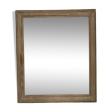 Old patinated / limed wood frame 89x76 cm