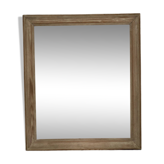 Old patinated / limed wood frame 89x76 cm