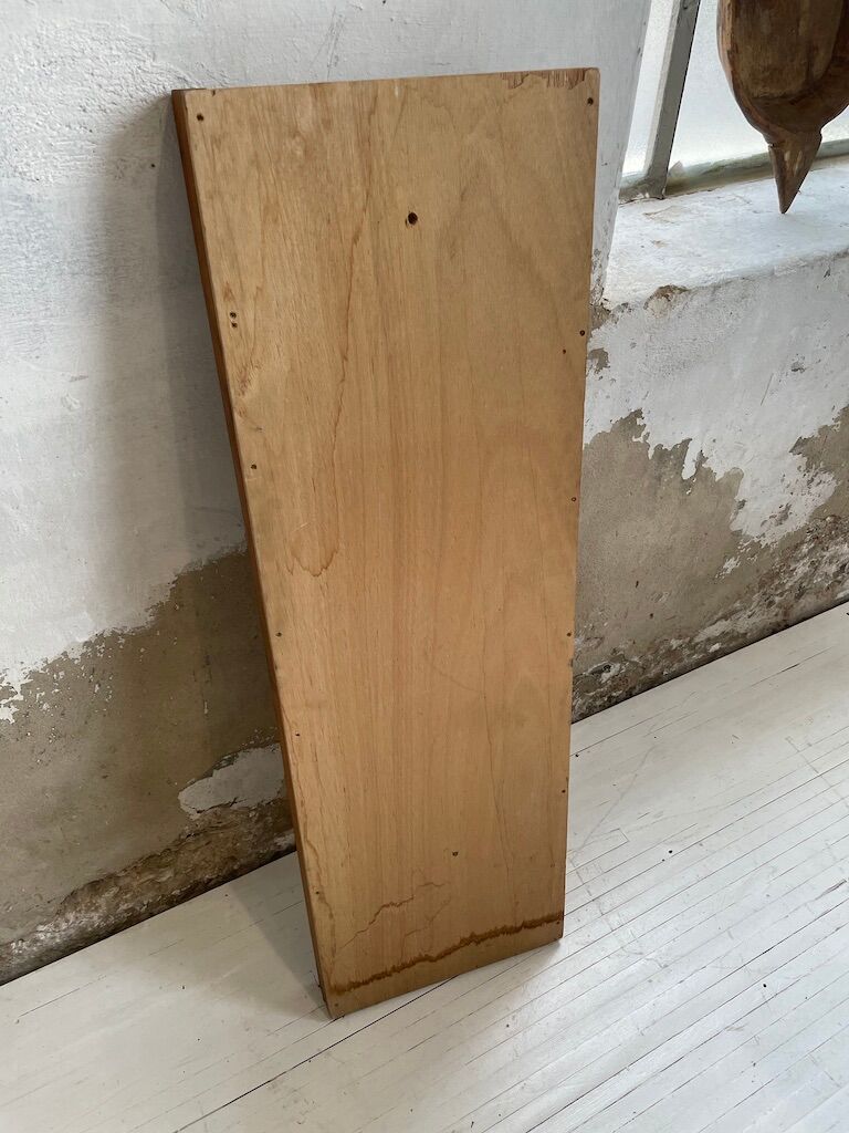 Oak wall magazine door