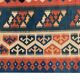 Grand tapis Kilim vintage, en laine turque tissée à plat, motif géométrique, 296 x 212 cm
