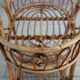 1960s rattan bar cabinet