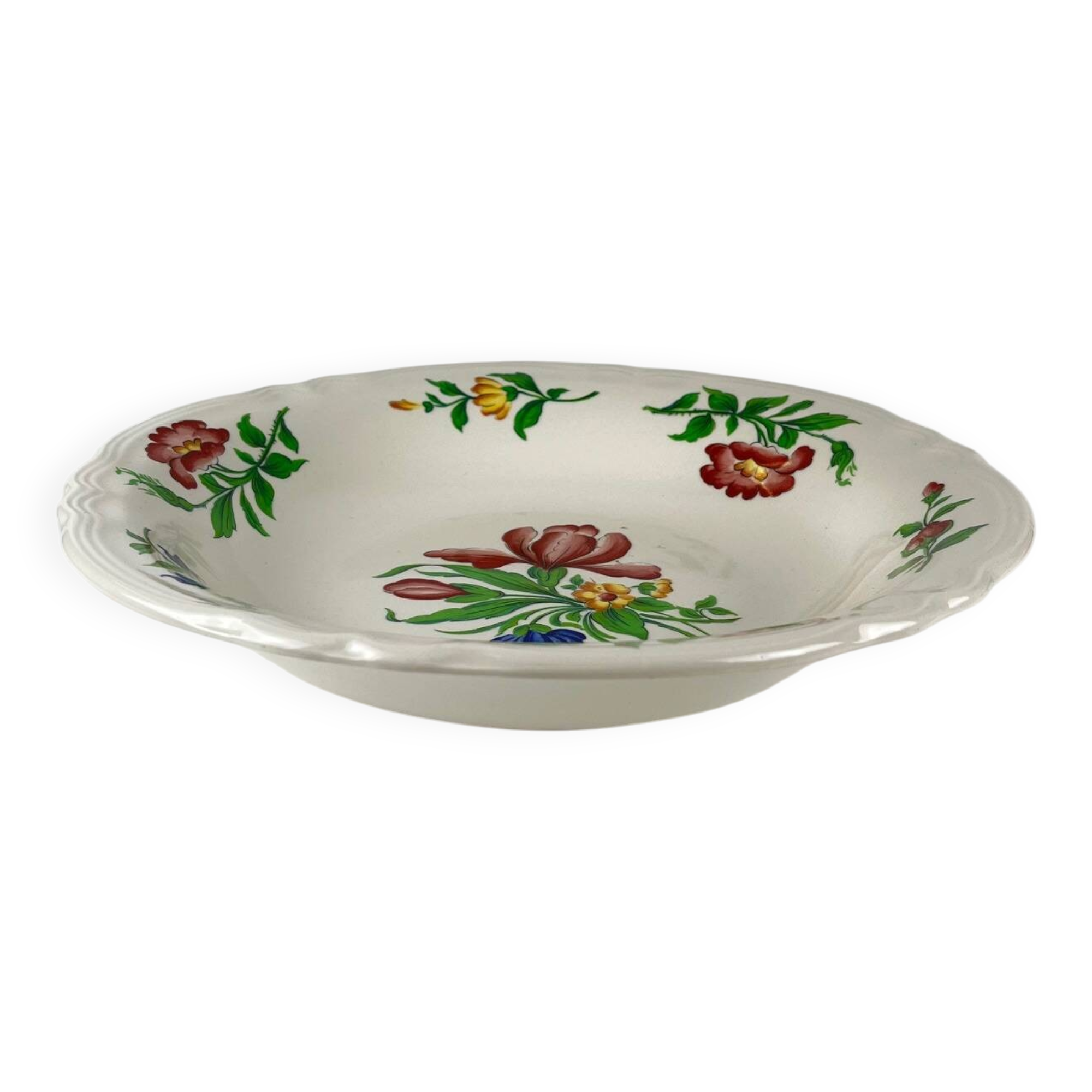 Large deep dish Sarreguemines Cernay, 1970/80