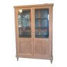 Oak glass cabinet
