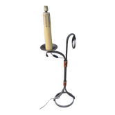 Wrought iron floor lamp by Jean Pierre Ryckaert