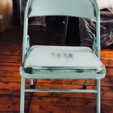Chaise pliantesmétal couleur  inox