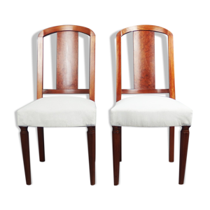 Paire de chaises art