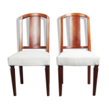 Paire de chaises art déco