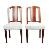 Paire de chaises art déco