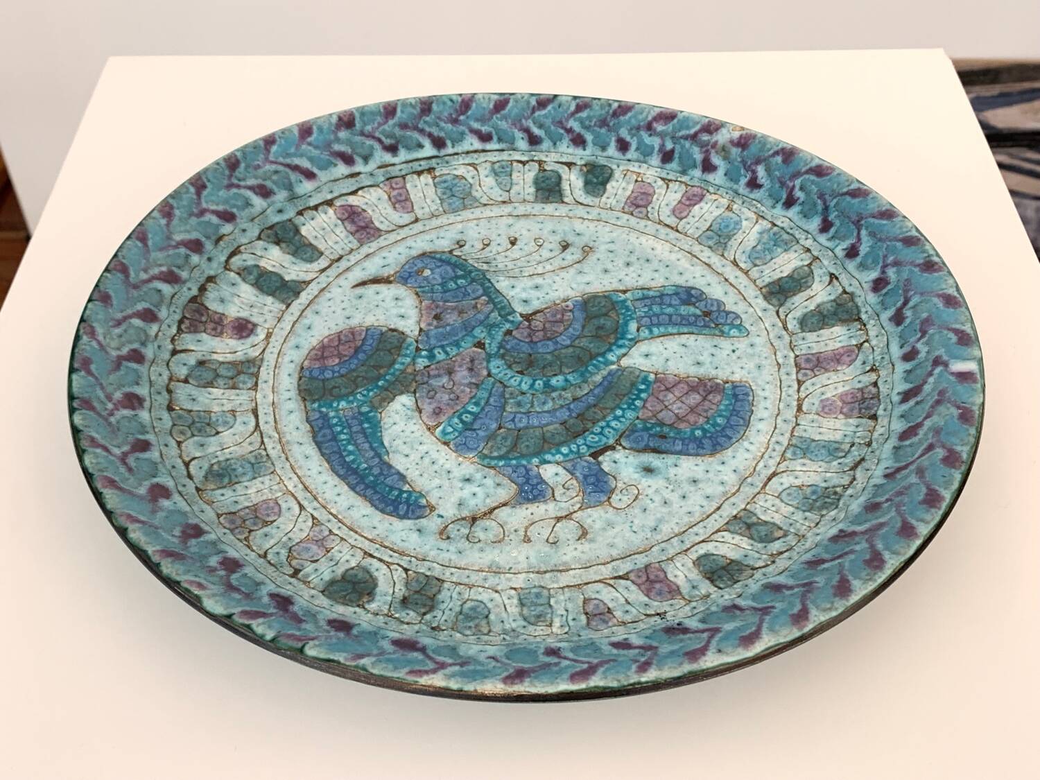 Dish signed Le Henaff