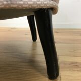 Napoleon III toad armchair forms lambrequin