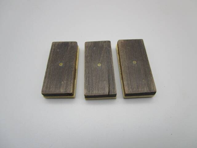 Antique domino game made of wood and bone