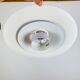 Scandinavian suspension lamp Horn 755 from the 1960s space age in mauve.
