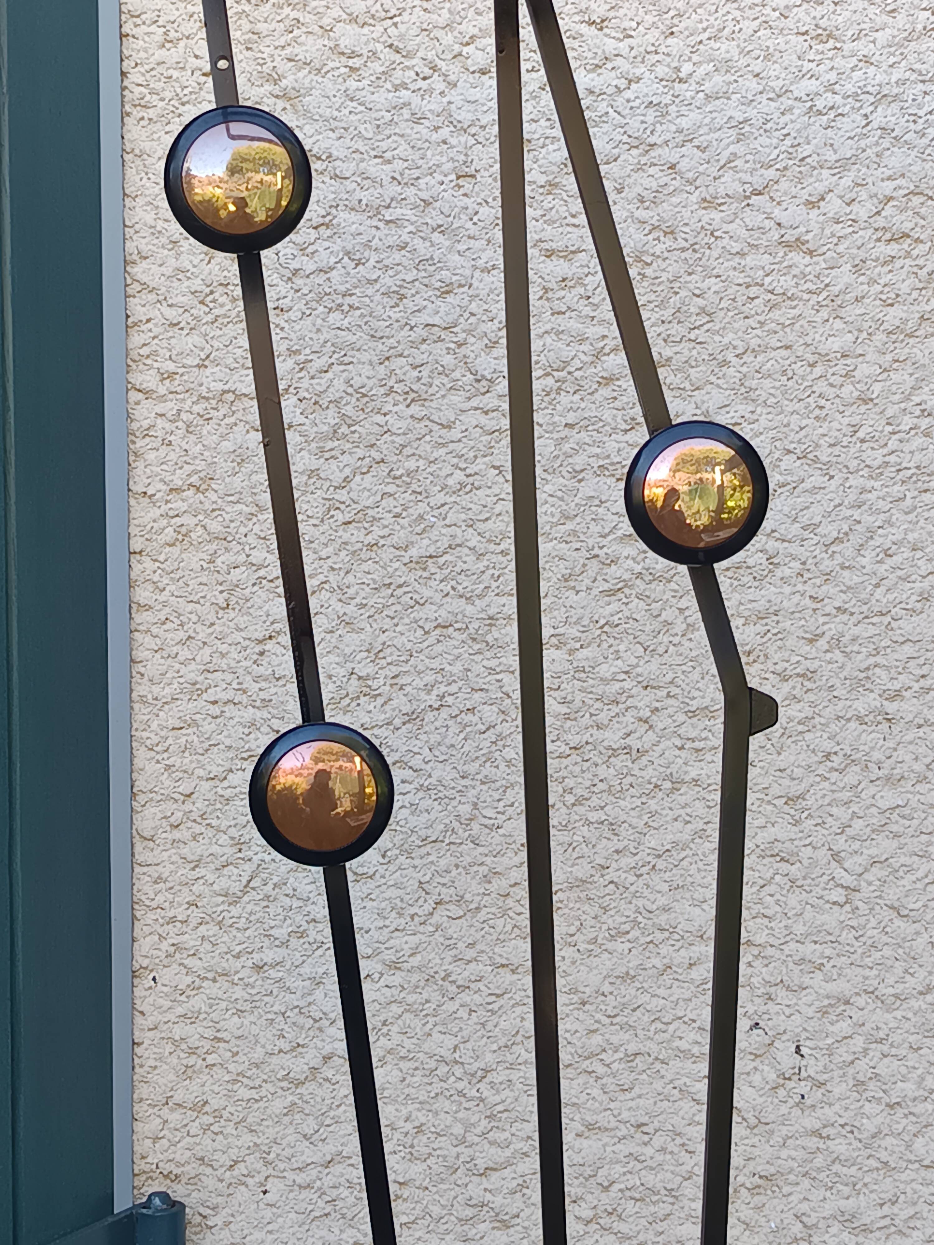 Large vintage coat rack wardrobe from the 50s/60s.