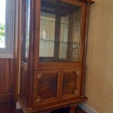 60s silver display cabinet
