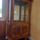 60s silver display cabinet