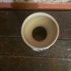 Antique DELFT Vase White Ceramic Blue Decor Vintage Mill #D573
