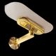 Jill Wall Light – Italian Design Arteluce 1980 – Brass & Opaline Glass