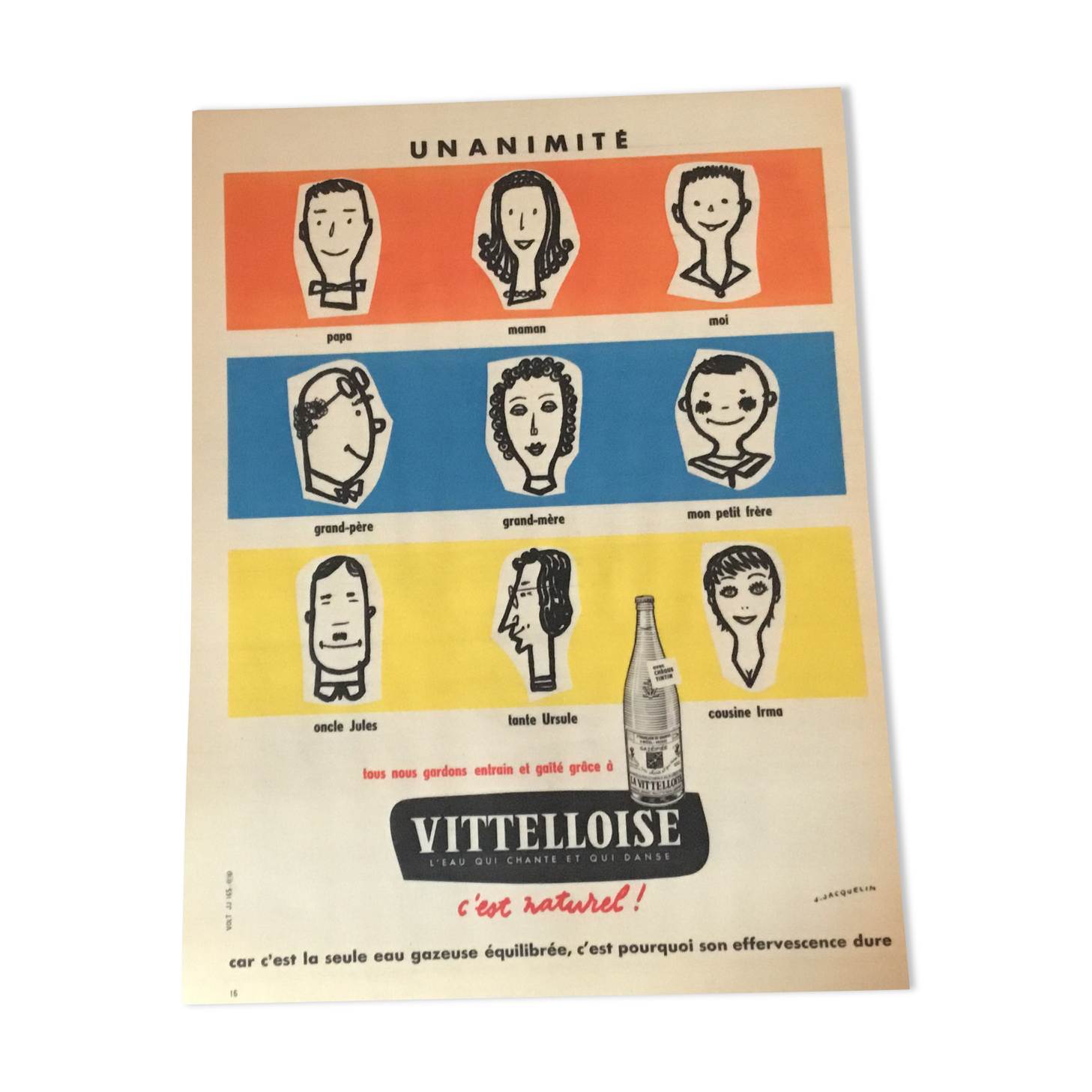 Vintage advertising to frame the vittelloise
