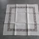 Small vintage embroidered tea tablecloth 60x60cm + 6 matching napkins.
