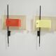 Superb pair of 2020 model wall lights by Bruno Gatta for Stilnovo - 1955s