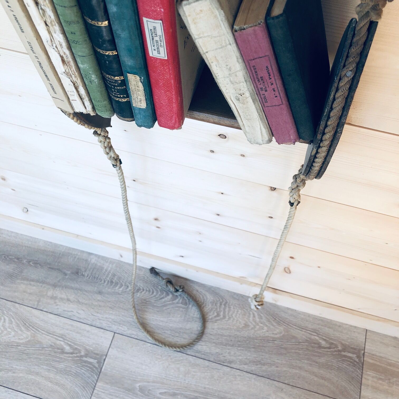 Shelf - old boat ladder