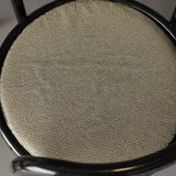 Set of 4 black 'Locus Solus' chairs by Gae Aulenti for Poltronova, 1960s