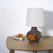Lampe de table en céramique Løvemose, Danemark, années 1960.