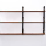 Wall Unit pour Wébé Louis Van Teeffelen en teck années 1960