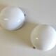20 cm opaline globe ceiling or wall light - mid-20th century