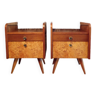 Pair of vintage bedside tables